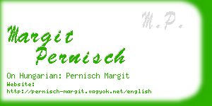 margit pernisch business card